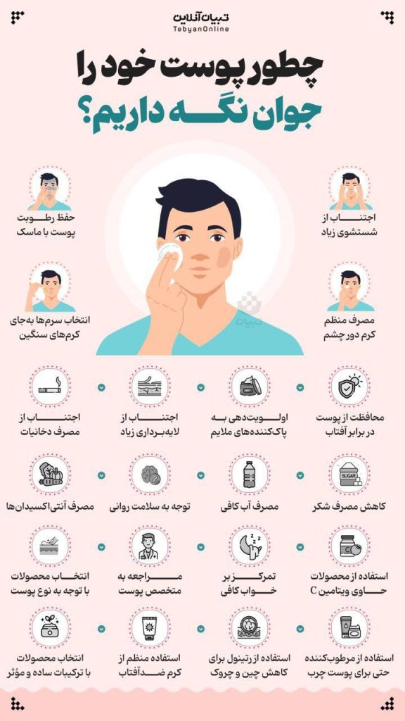 چطور پوست خود را جوان نگه داریم؟