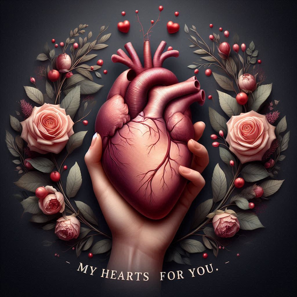 My heart beats for you.