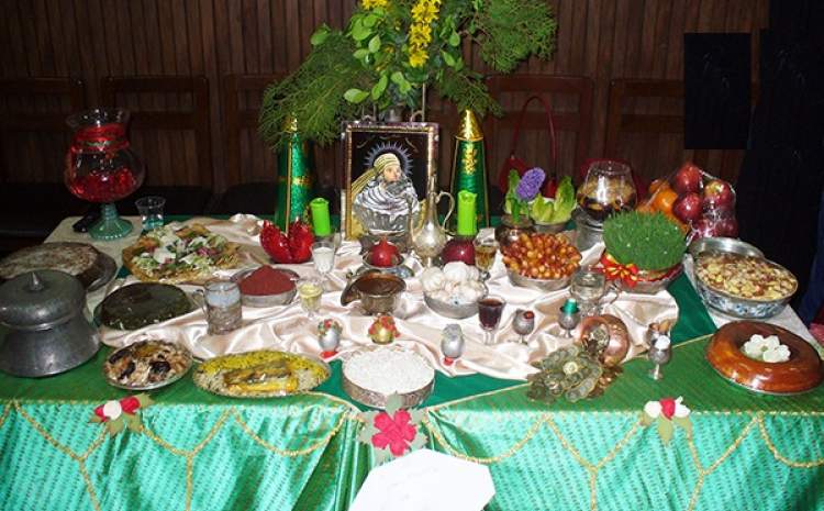 هفت سین نوروز به سبک زرتشتی ها