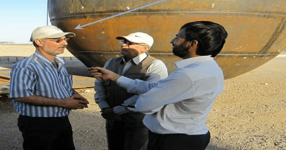 تصویری از دکتر سعید برجی در حال مصاحبه