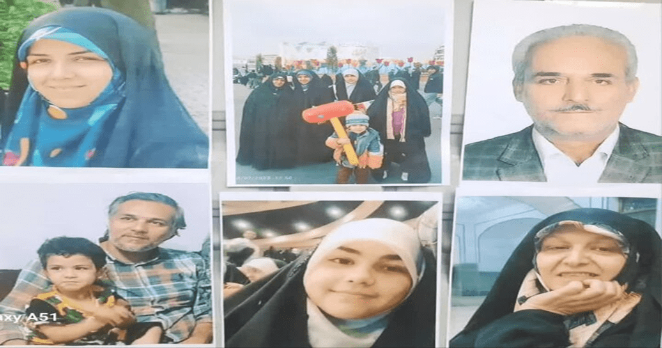 تصویری از دکتر سید مصطفی ساداتی ارمکی و خانوادشان