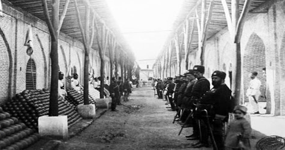 عکسی از قورخانه تهران که محل ساخت تجهیزات نظامی ارتش بود

