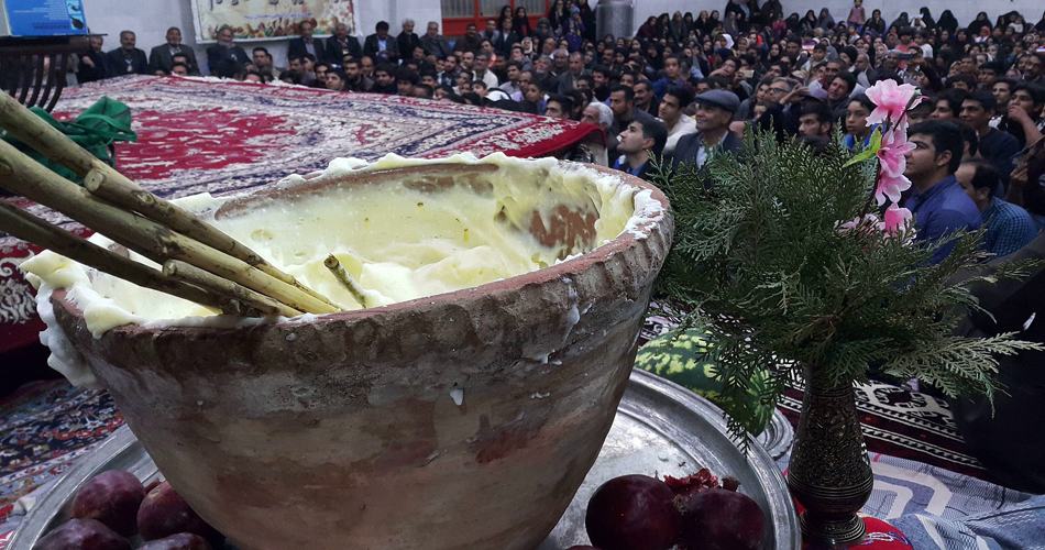 کفبیخ یا بیخ زنی در شب چله