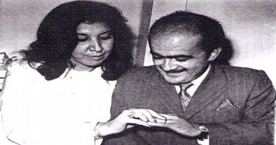 سیمین بهبهانی و همسرش منوچهر کوشیار