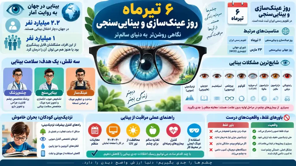 روز عینک‌سازی و بینایی‌سنجی
