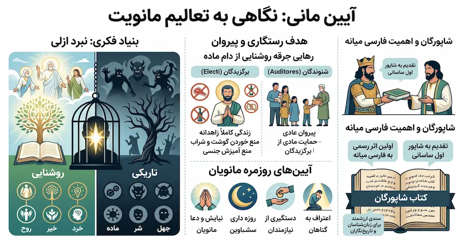 آیین مانی چه می‌گفت؟ نگاهی به تعالیم مانویت